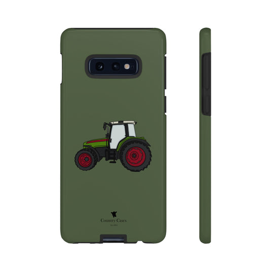 Android green tractor case
