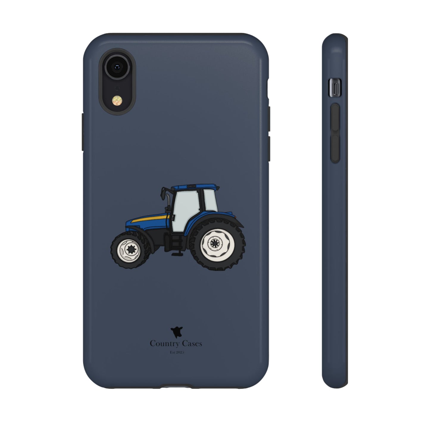 Blue tractor case