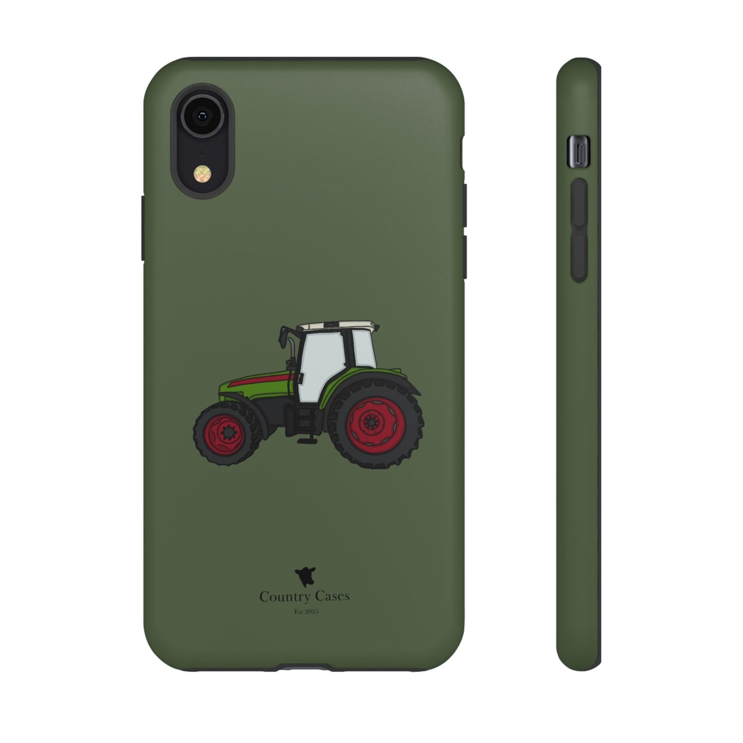 Green tractor case