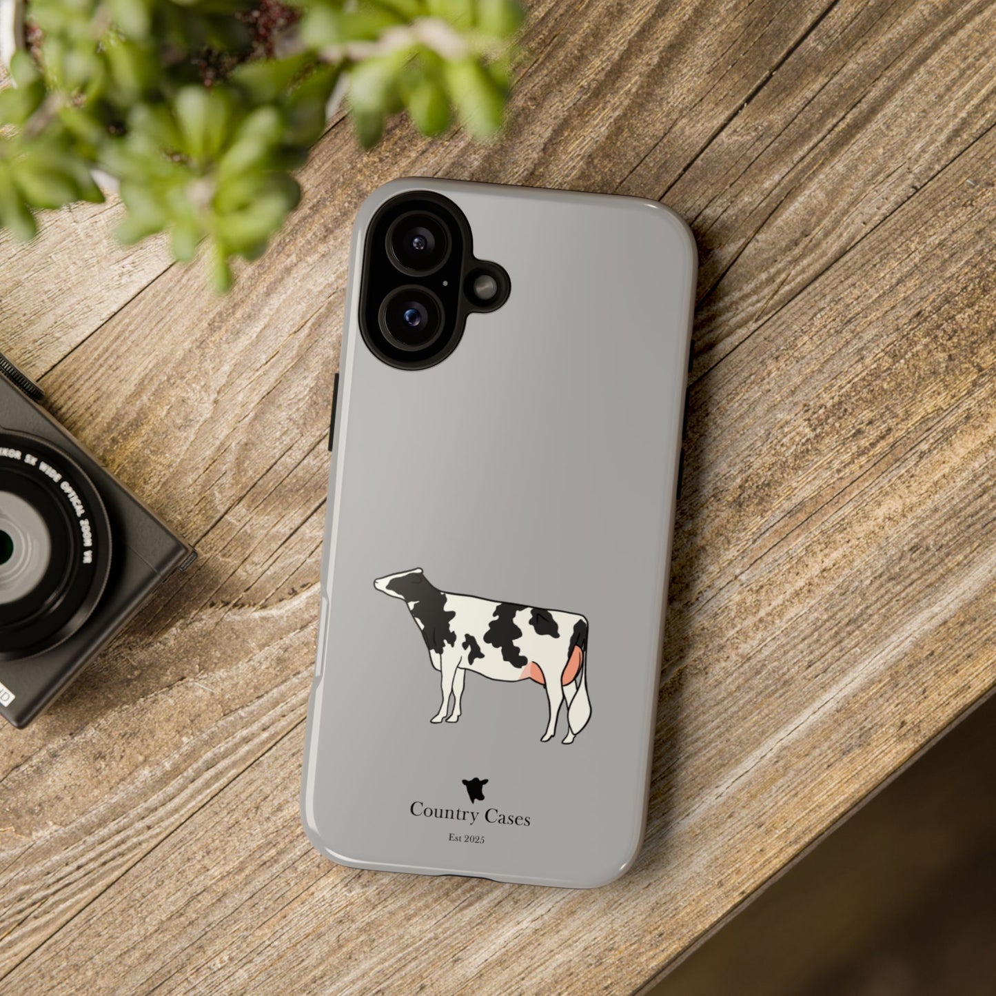 Black and white Holstein case