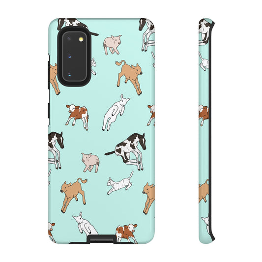 Android farmyard Freinds Blue Case