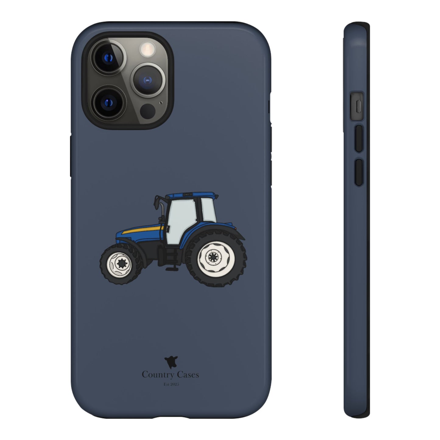 Blue tractor case