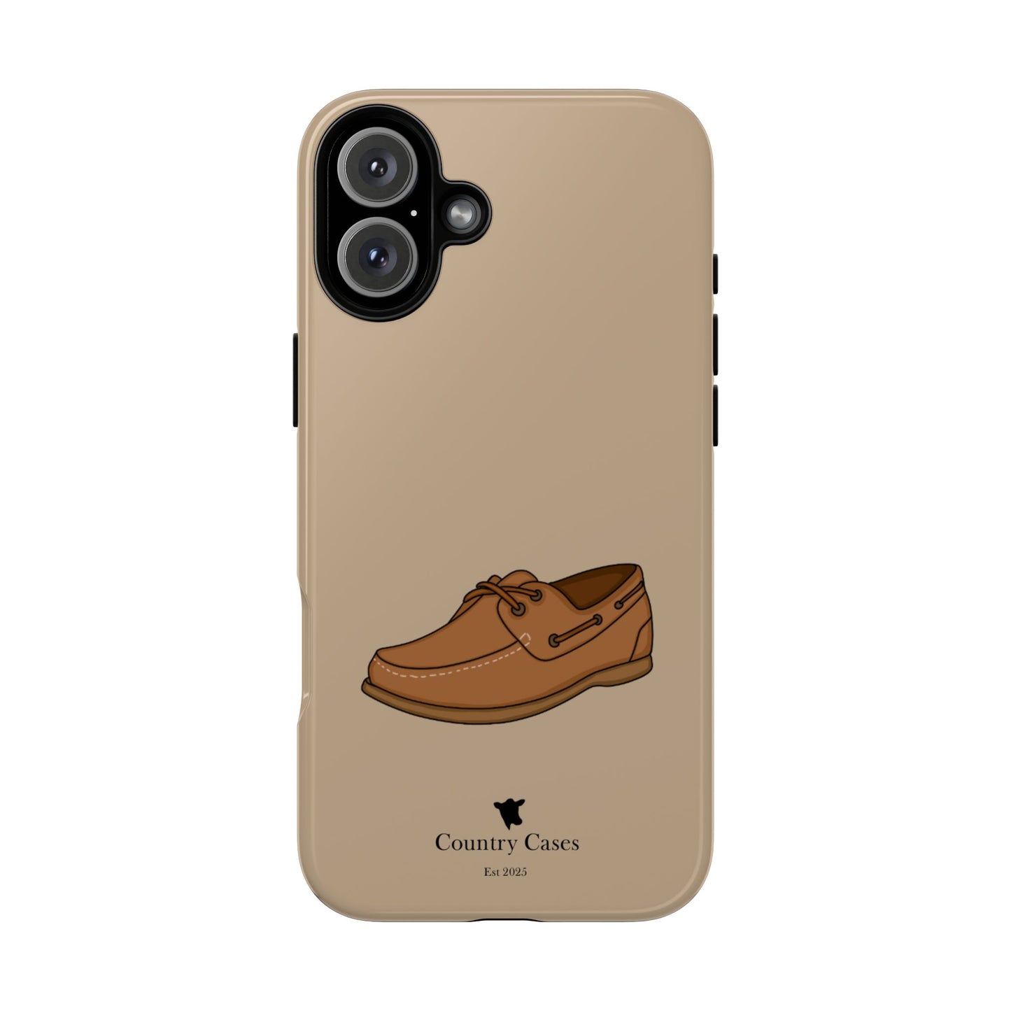 Classic boat shoe phone case