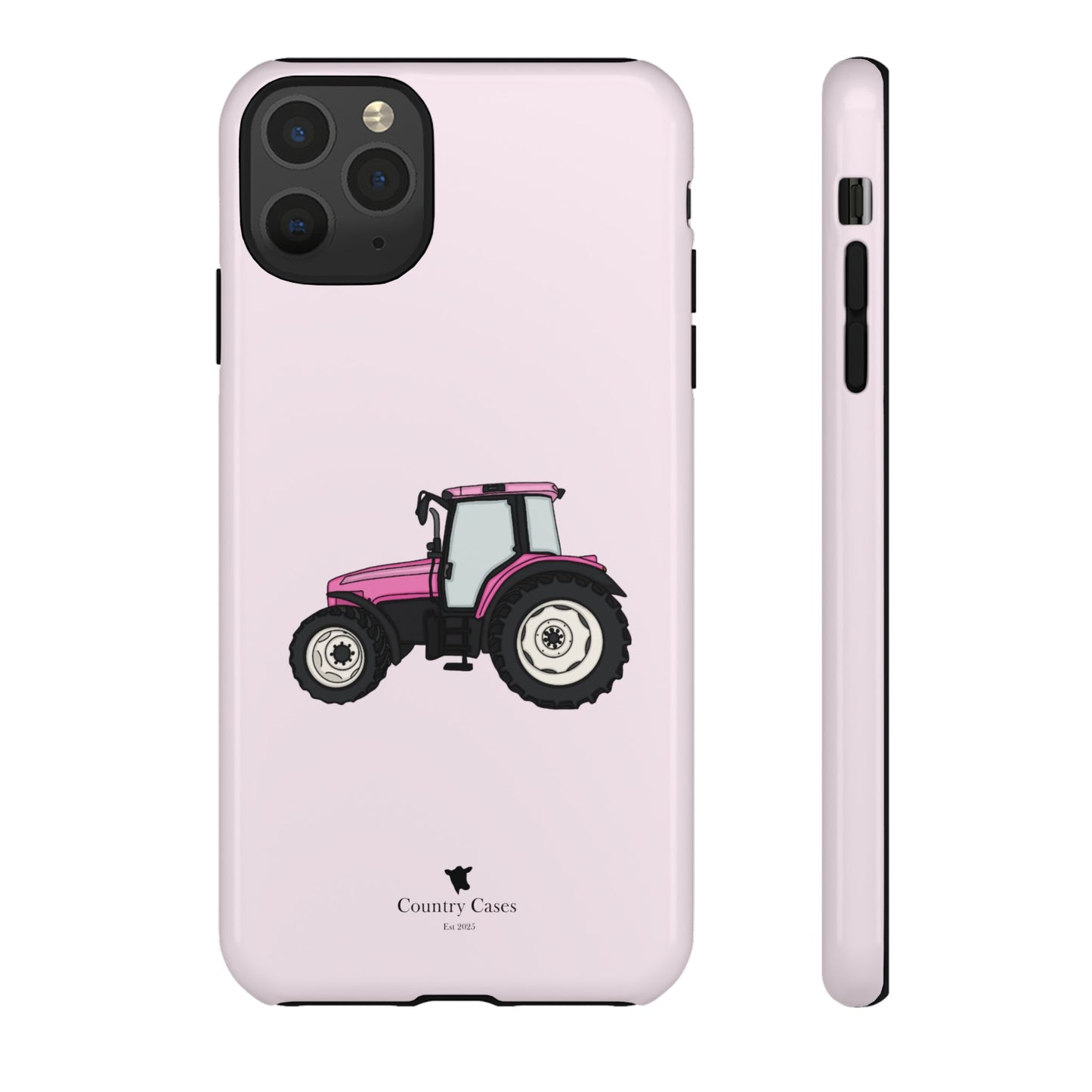 Pink tractor case