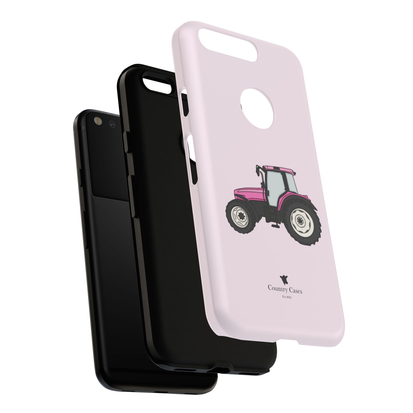 Android pink tractor case