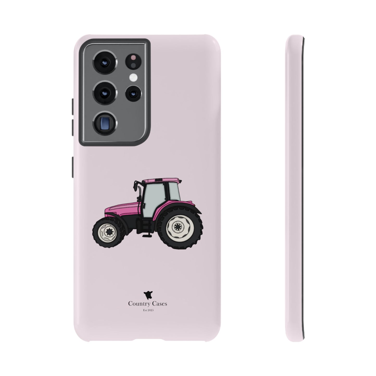 Android pink tractor case