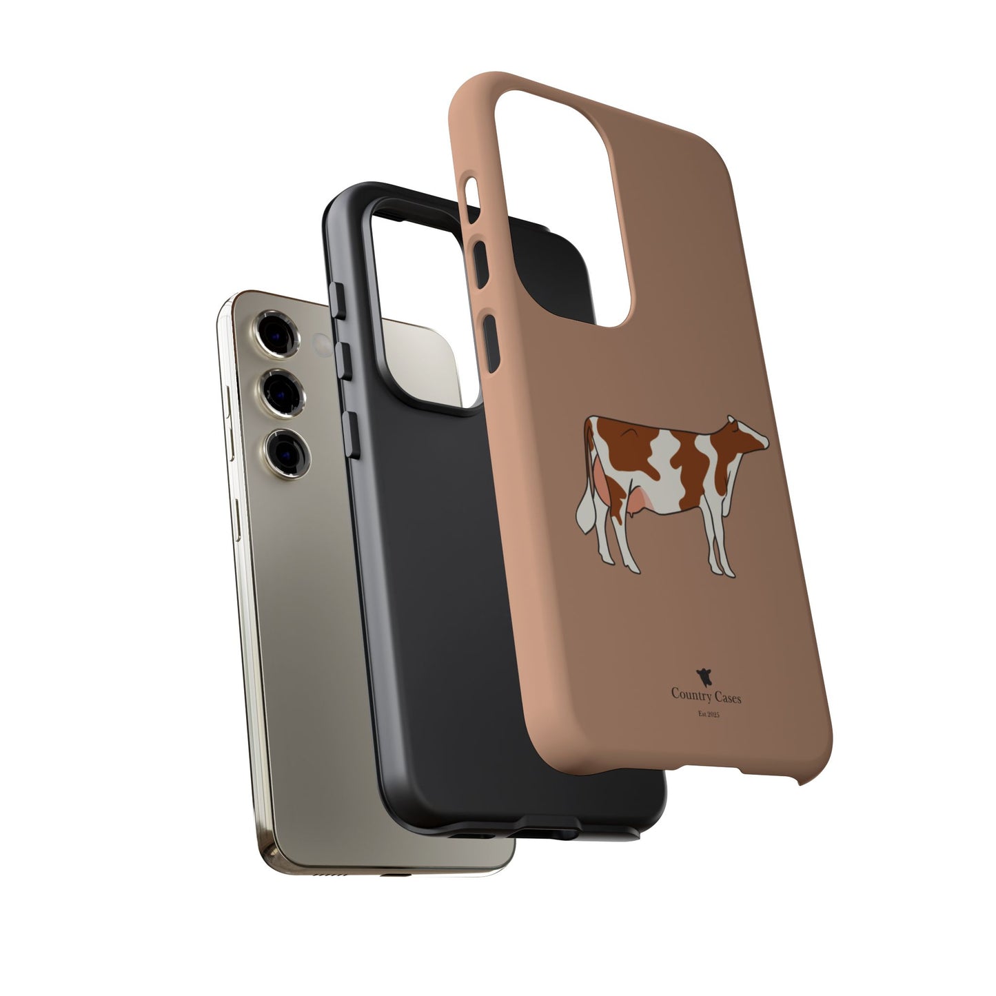 Android red and white Holstein case