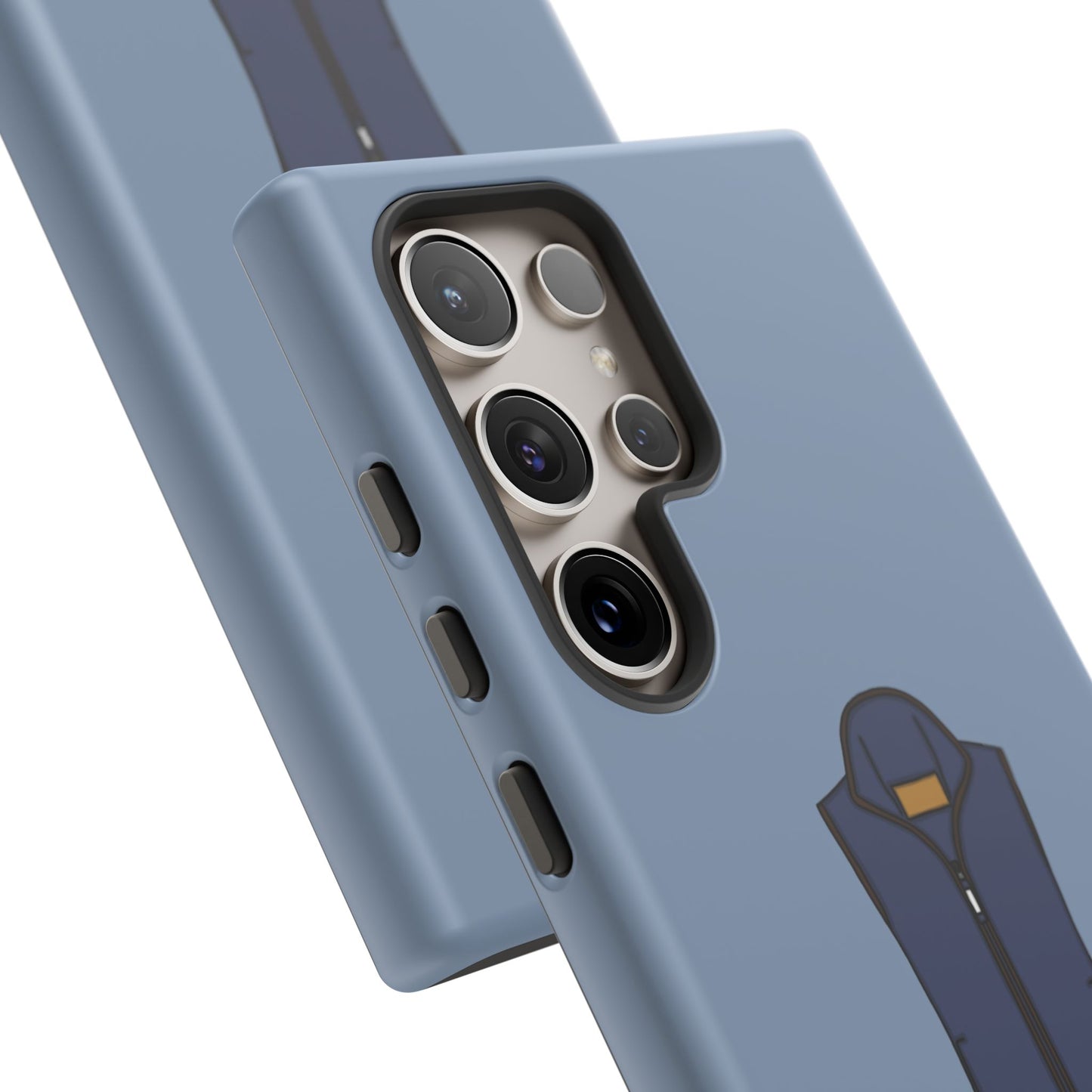 Android blue waistcoat case