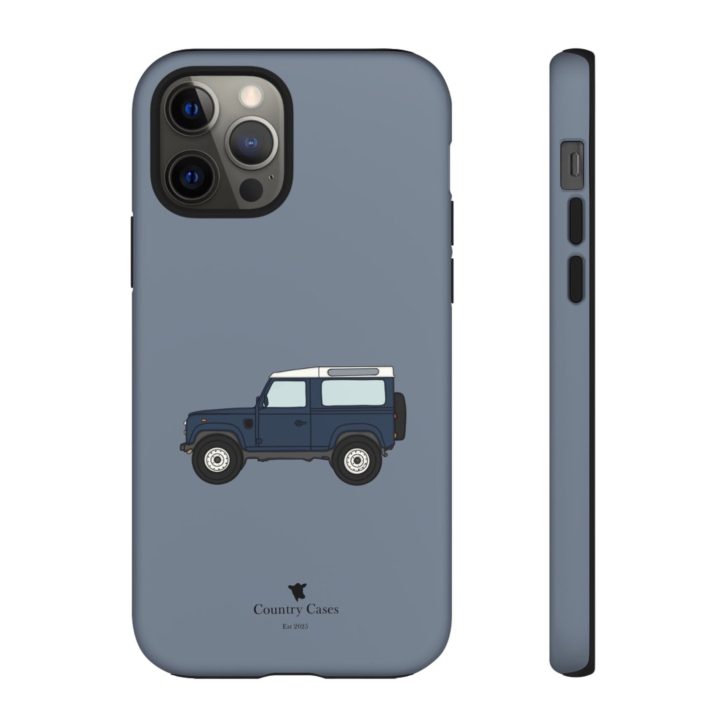 Blue landy phone case