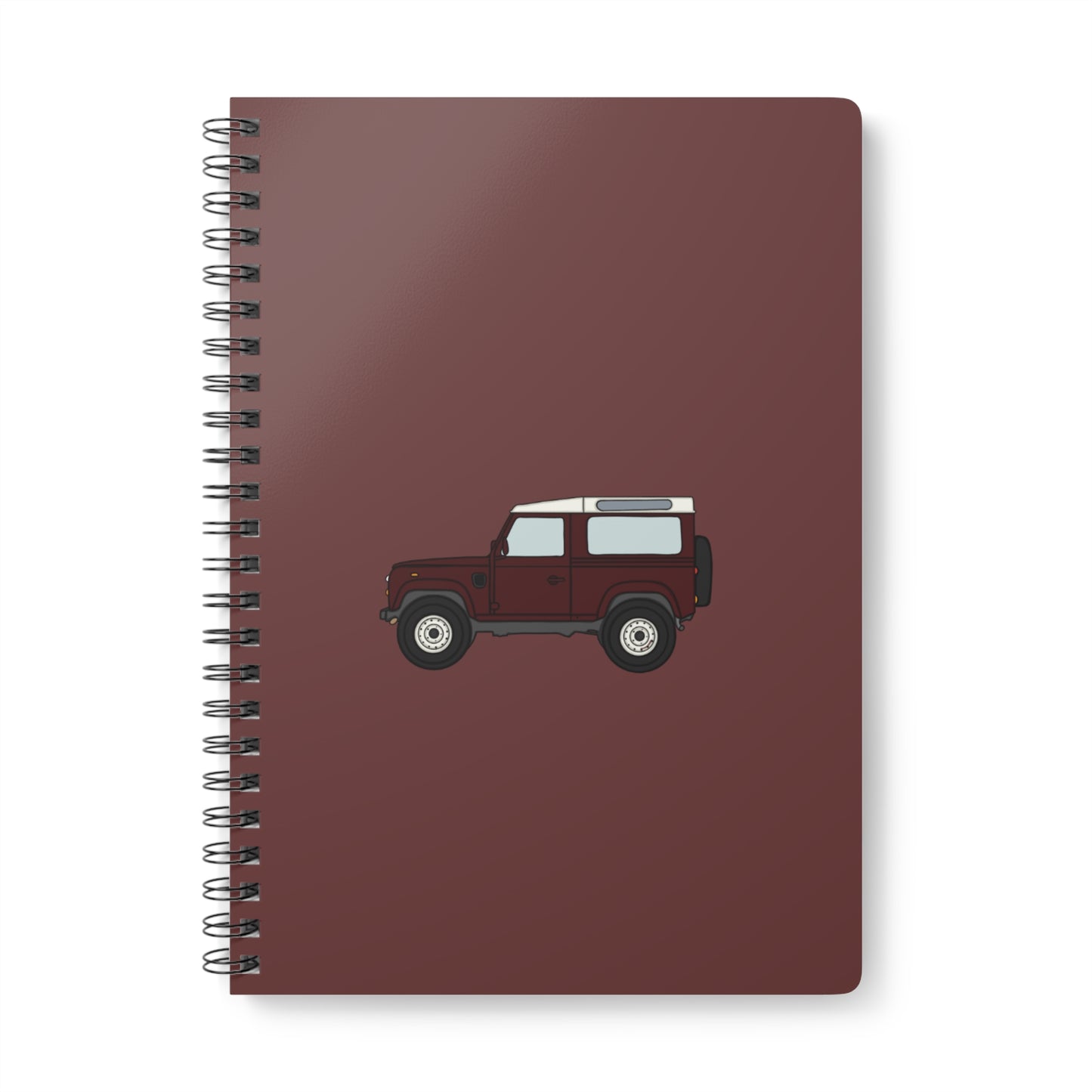 Berry red landy notebook