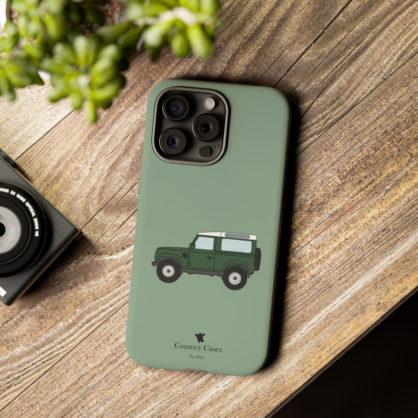 Green landy phone case