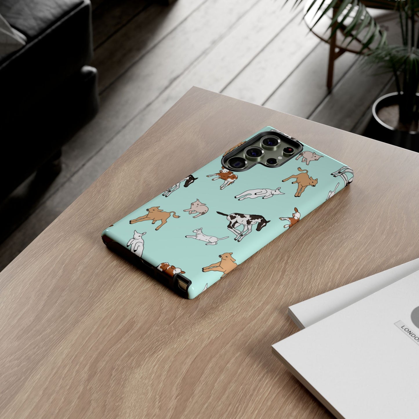 Android farmyard Freinds Blue Case