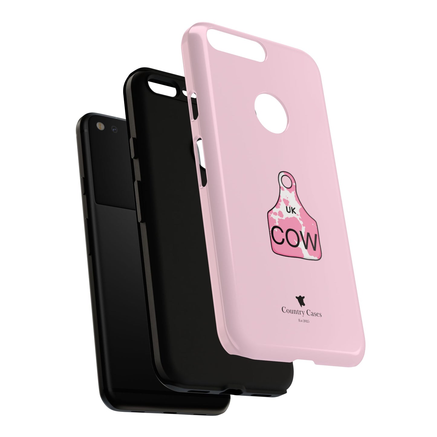 Android pink ear tag case