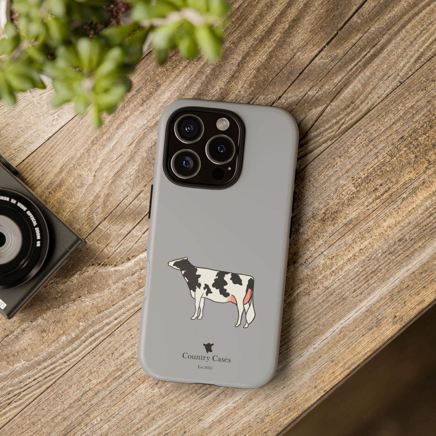 Black and white Holstein case
