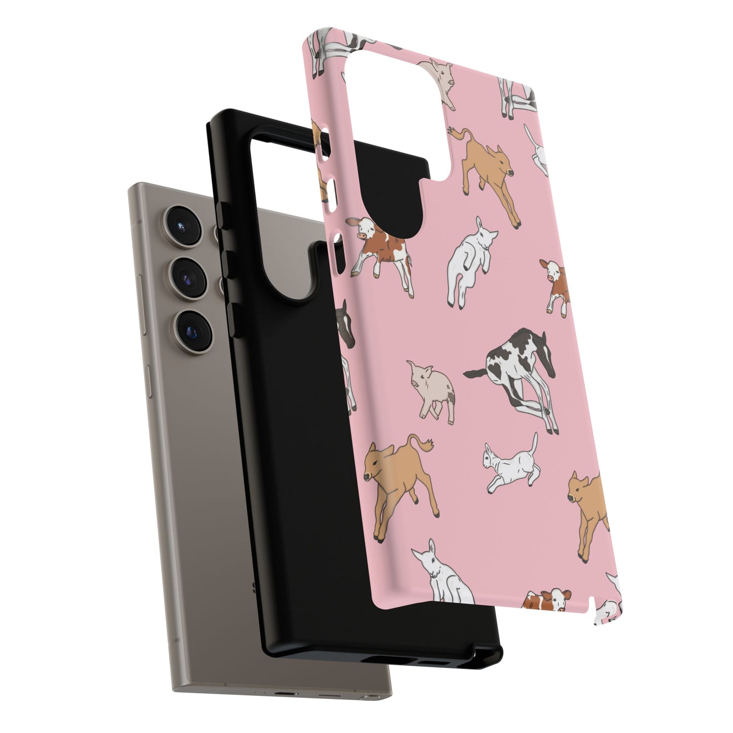 Android Farmyard Friends Pink Case