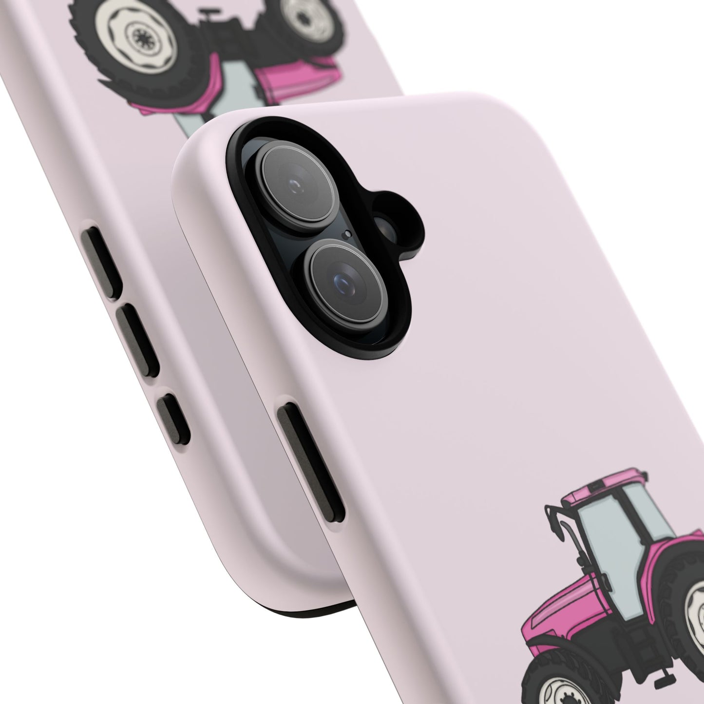 Pink tractor case