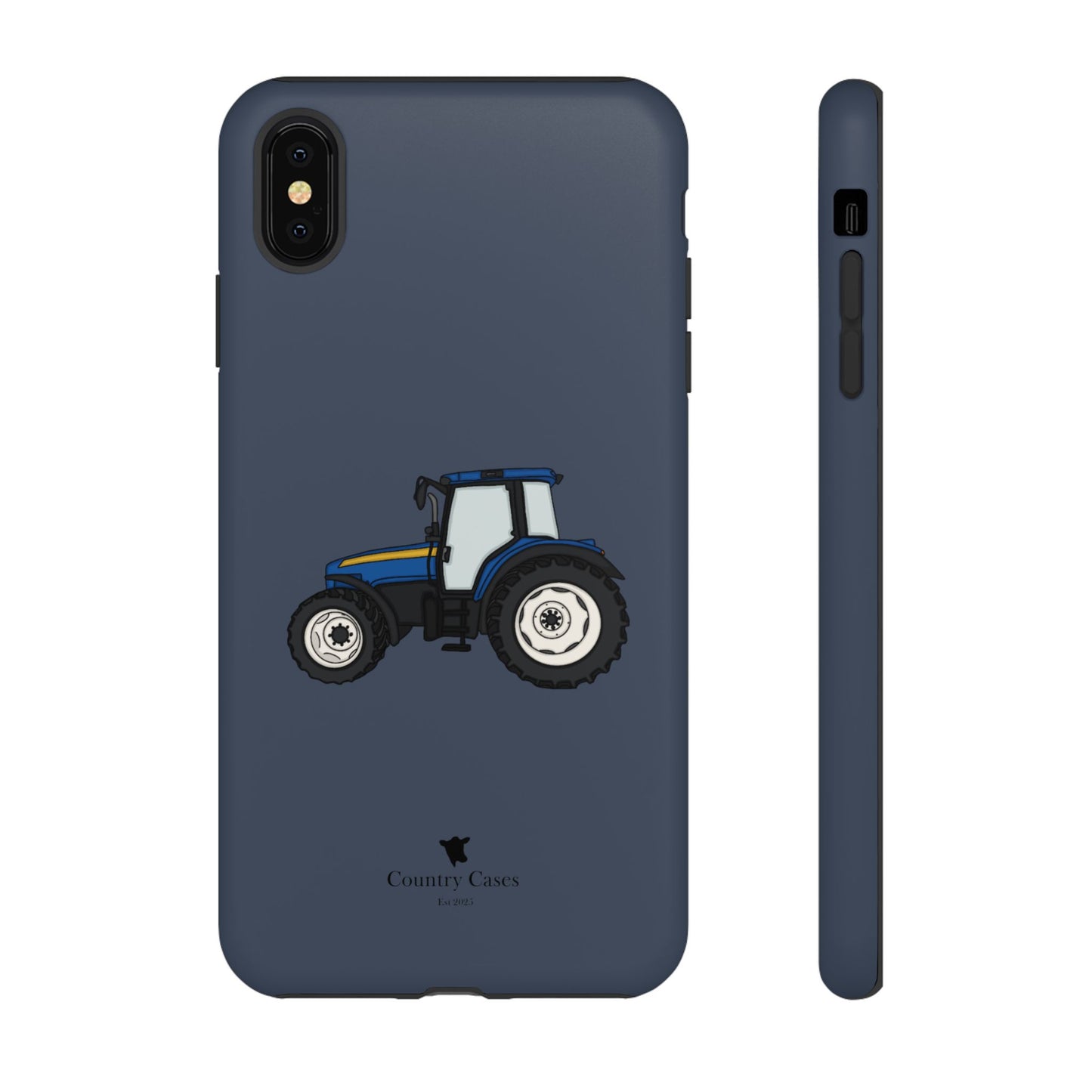 Blue tractor case