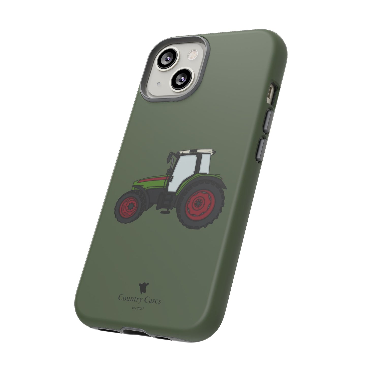 Green tractor case