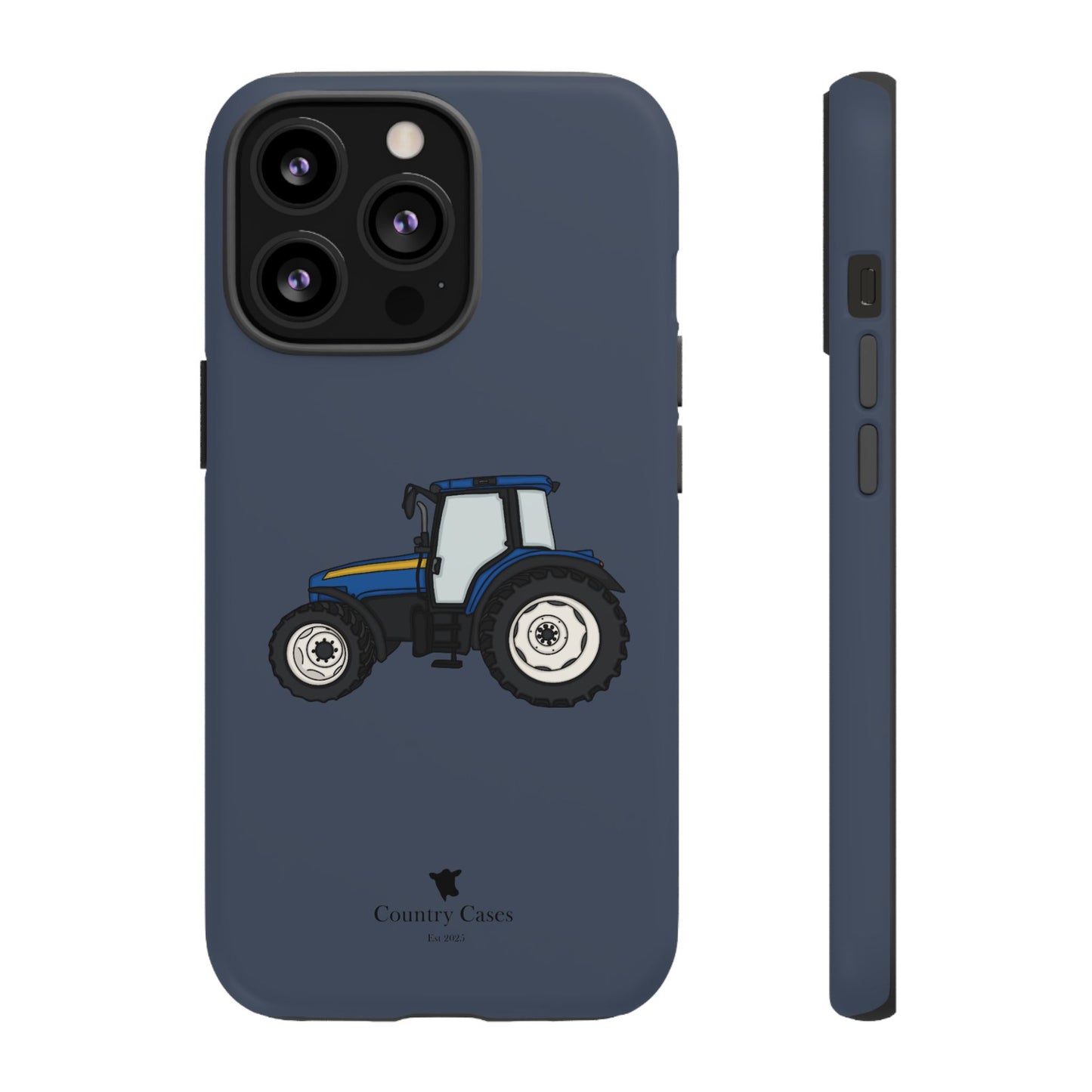 Blue tractor case