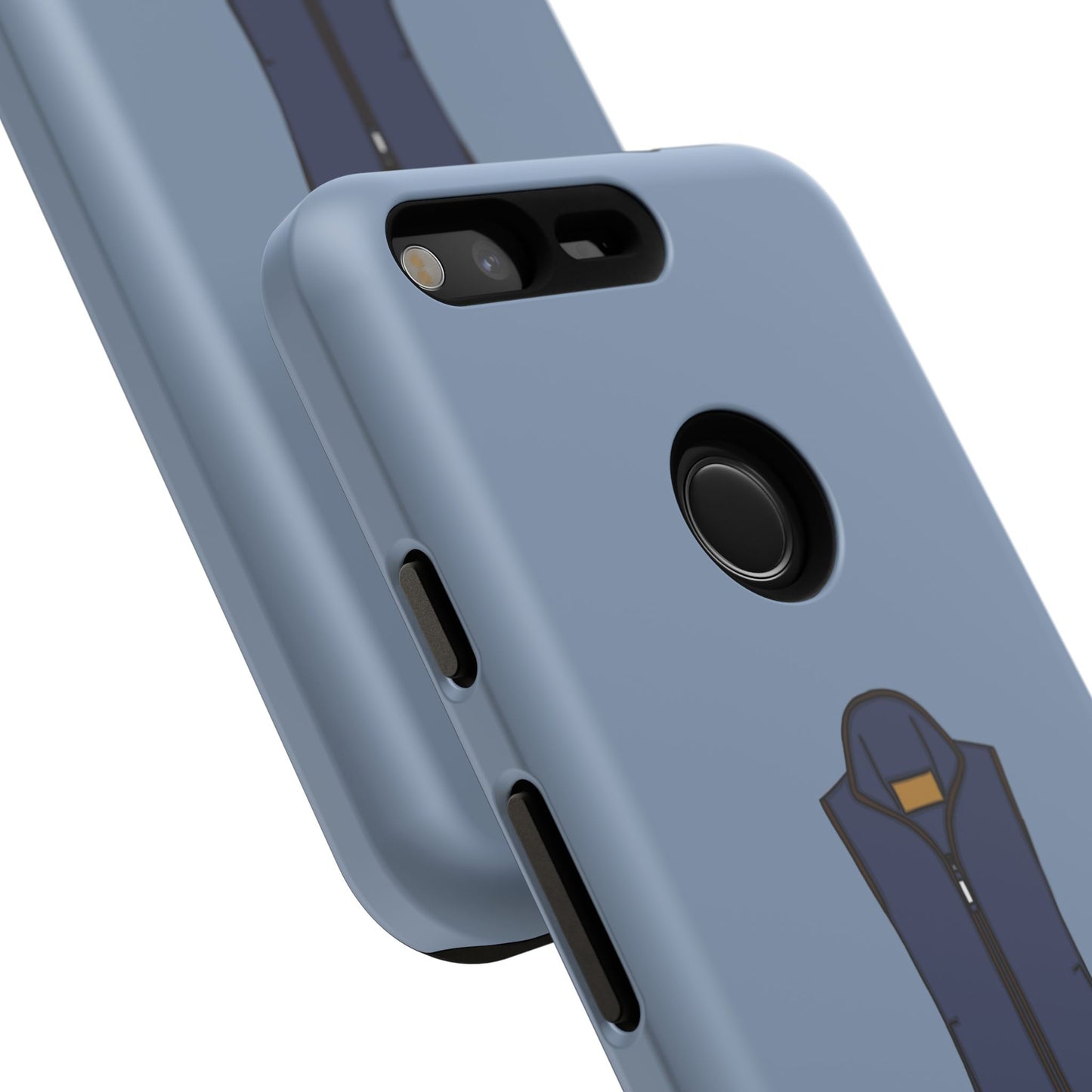 Android blue waistcoat case
