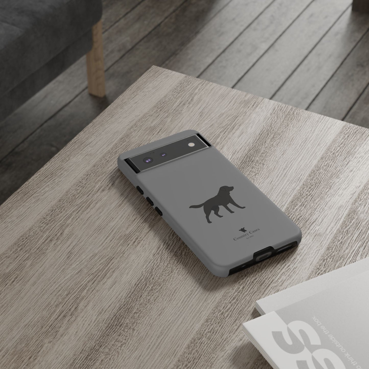 Android black Labrador case