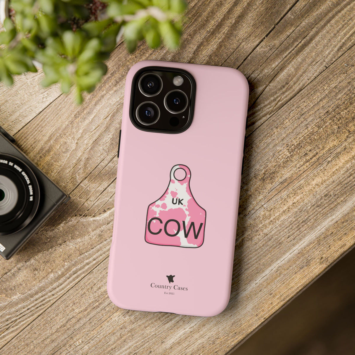 Pink Ear Tag Case