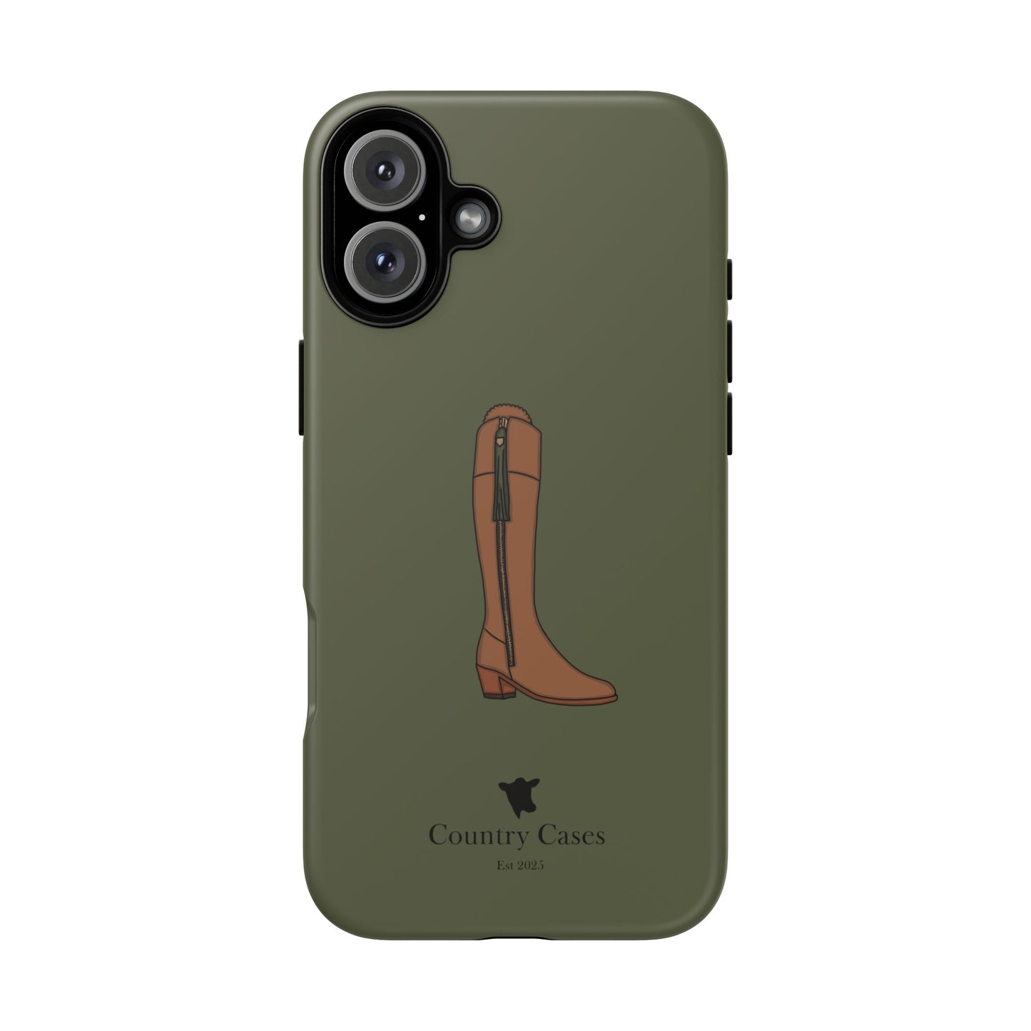 Green country boot case