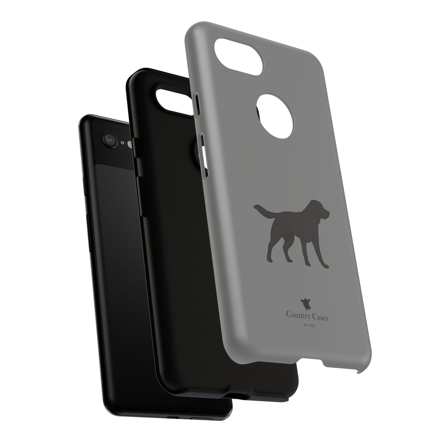 Android black Labrador case