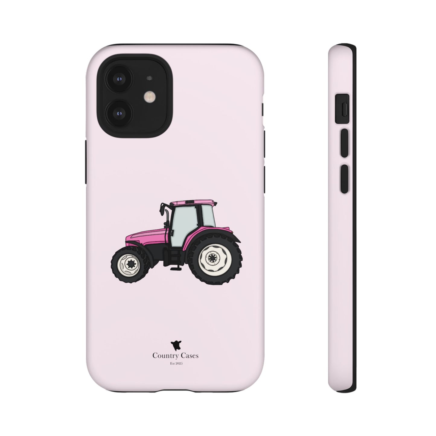Pink tractor case