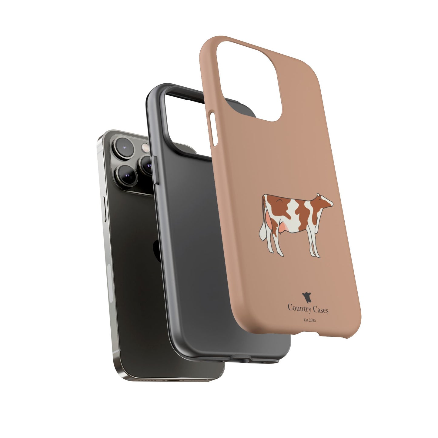 Red and white Holstein case