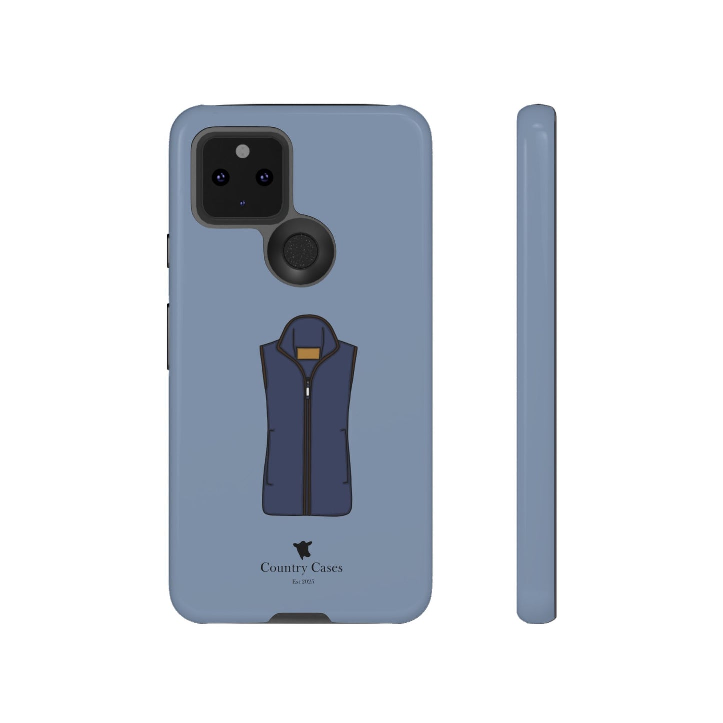 Android blue waistcoat case