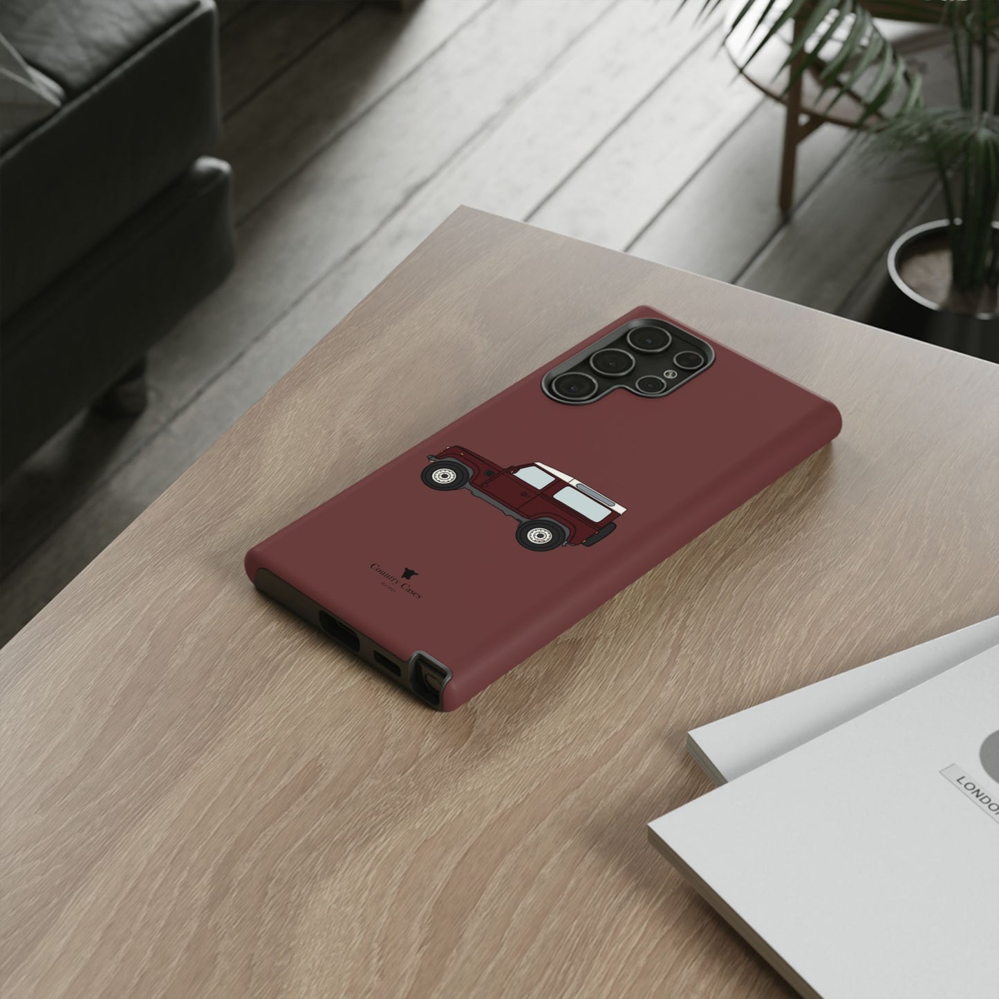Android berry red landy case