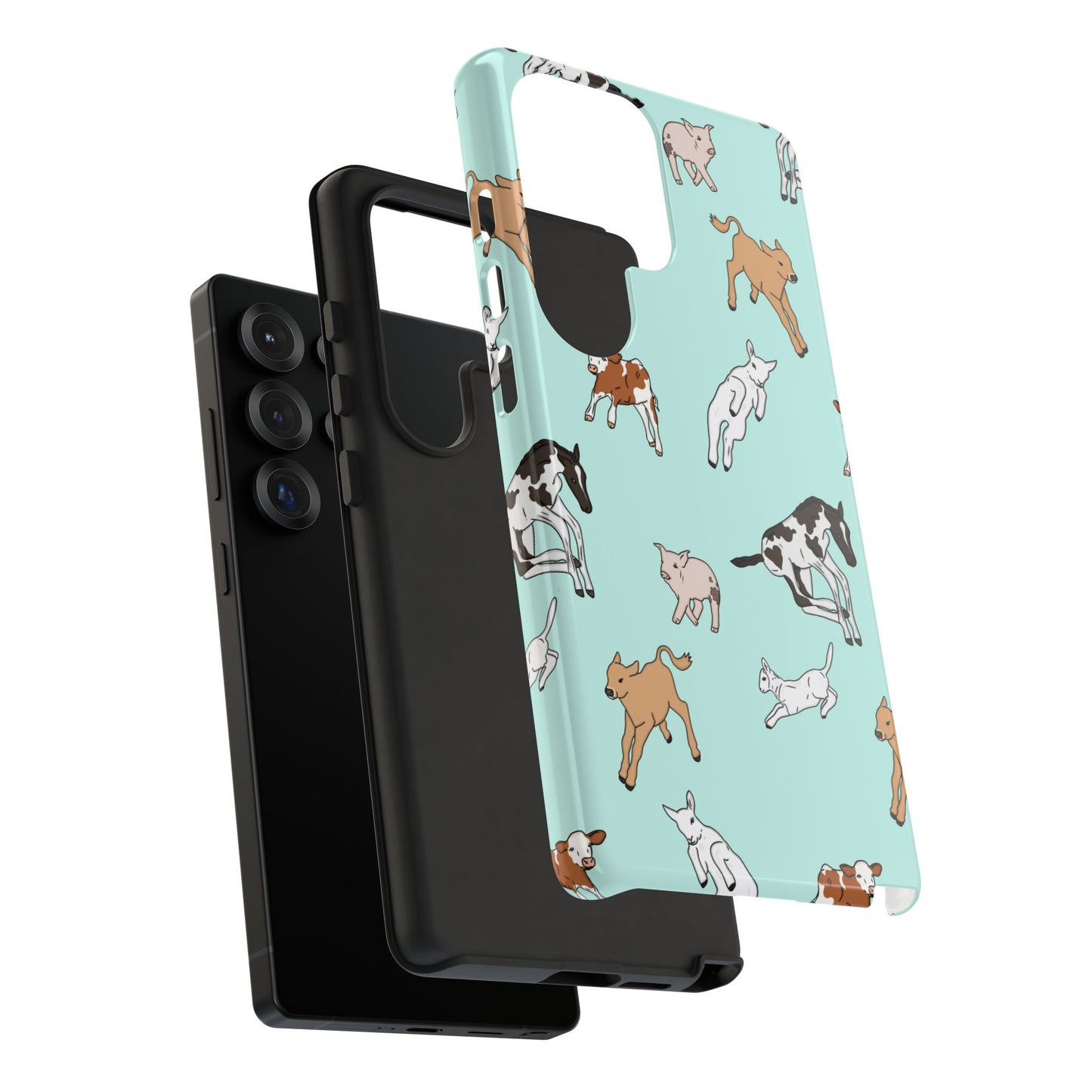Android farmyard Freinds Blue Case