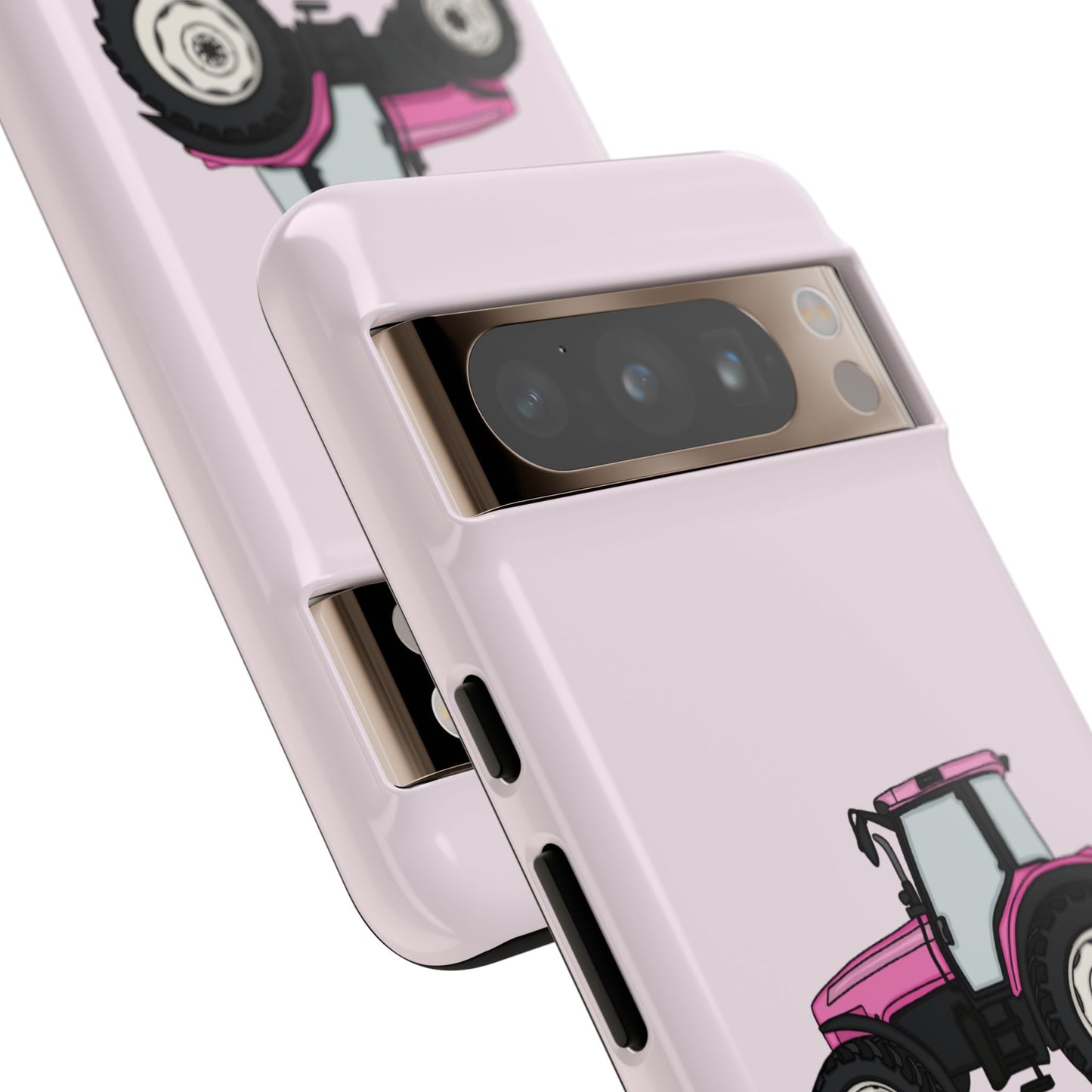 Android pink tractor case