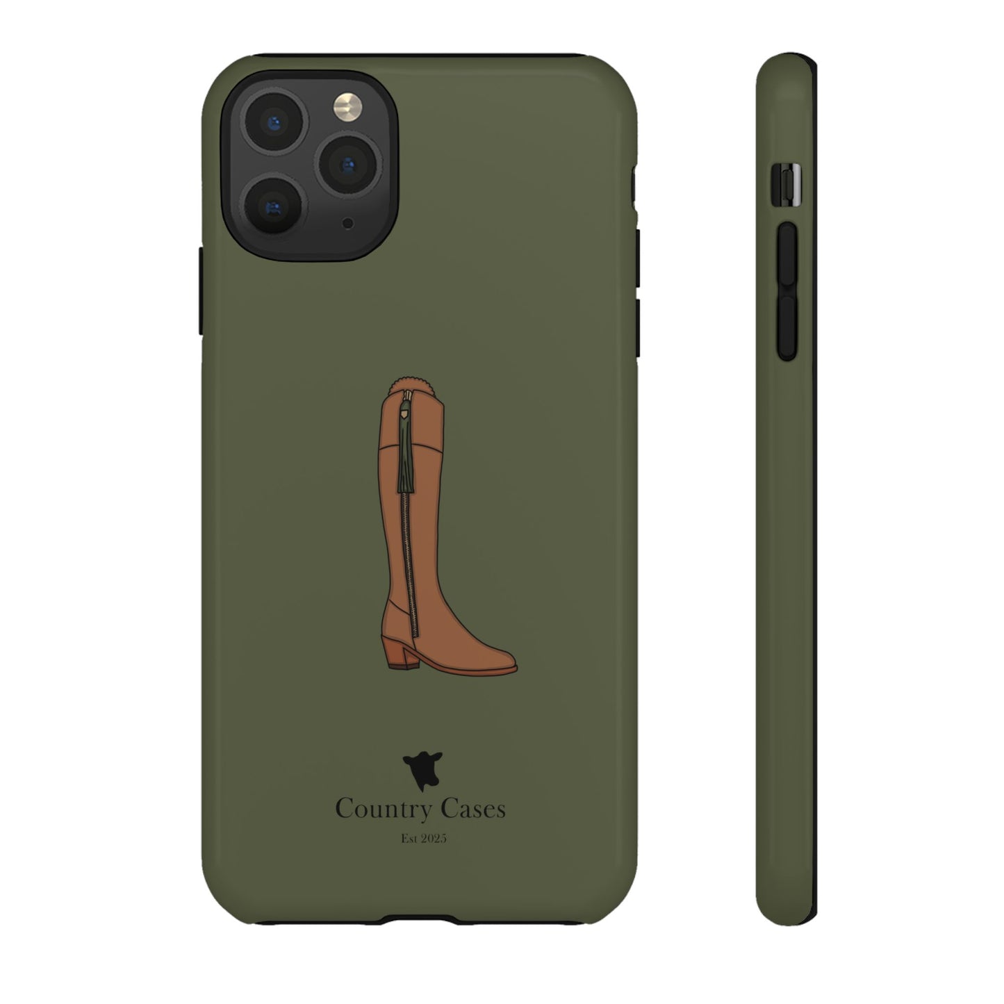 Green country boot case