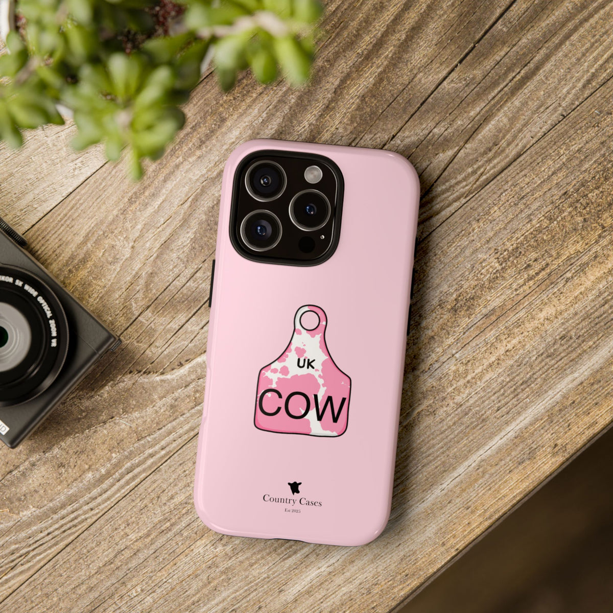 Pink Ear Tag Case