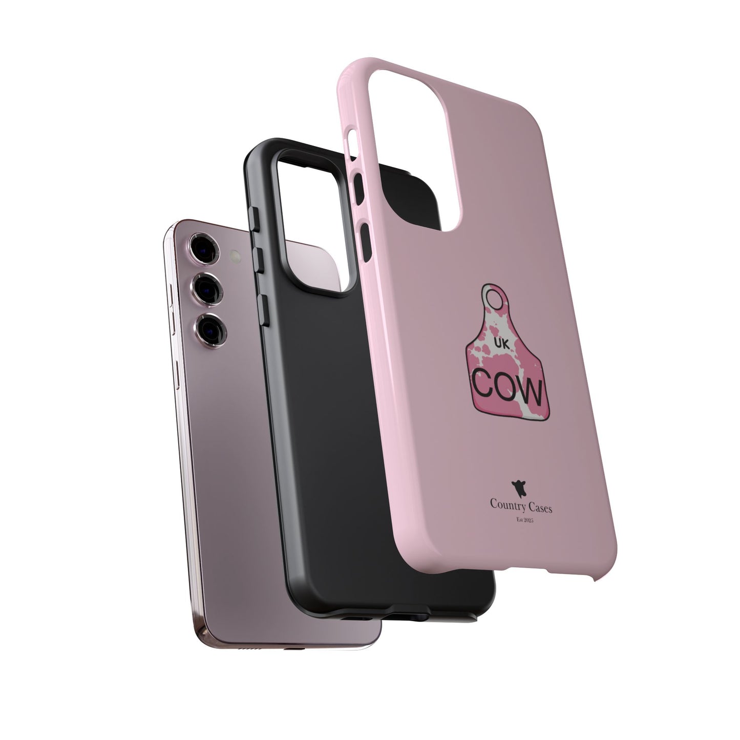 Android pink ear tag case