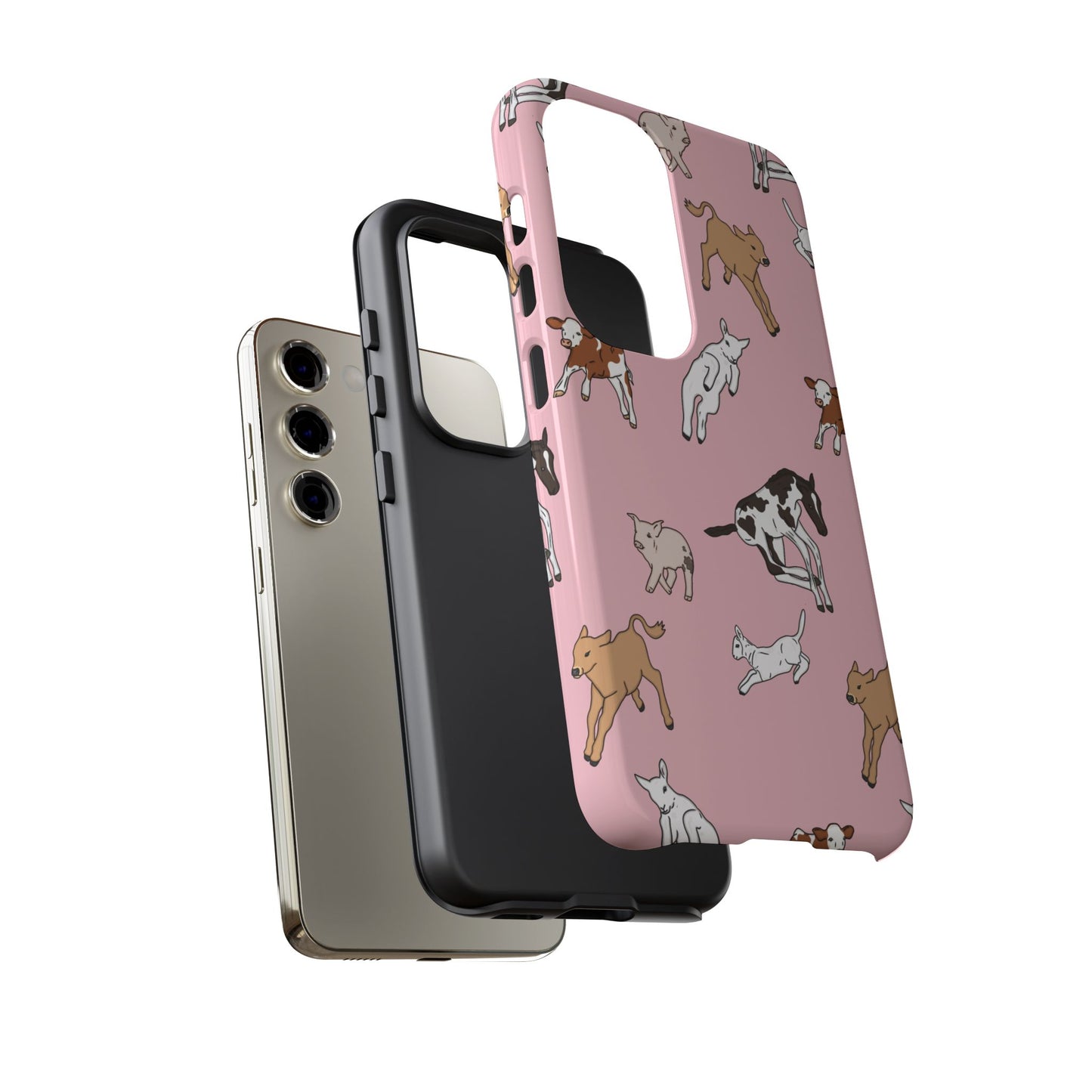 Android Farmyard Friends Pink Case