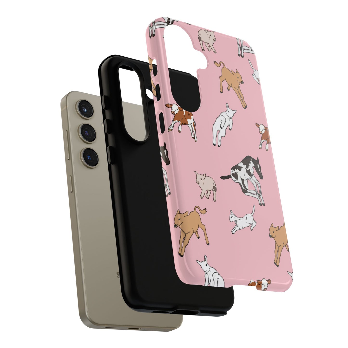 Android Farmyard Friends Pink Case