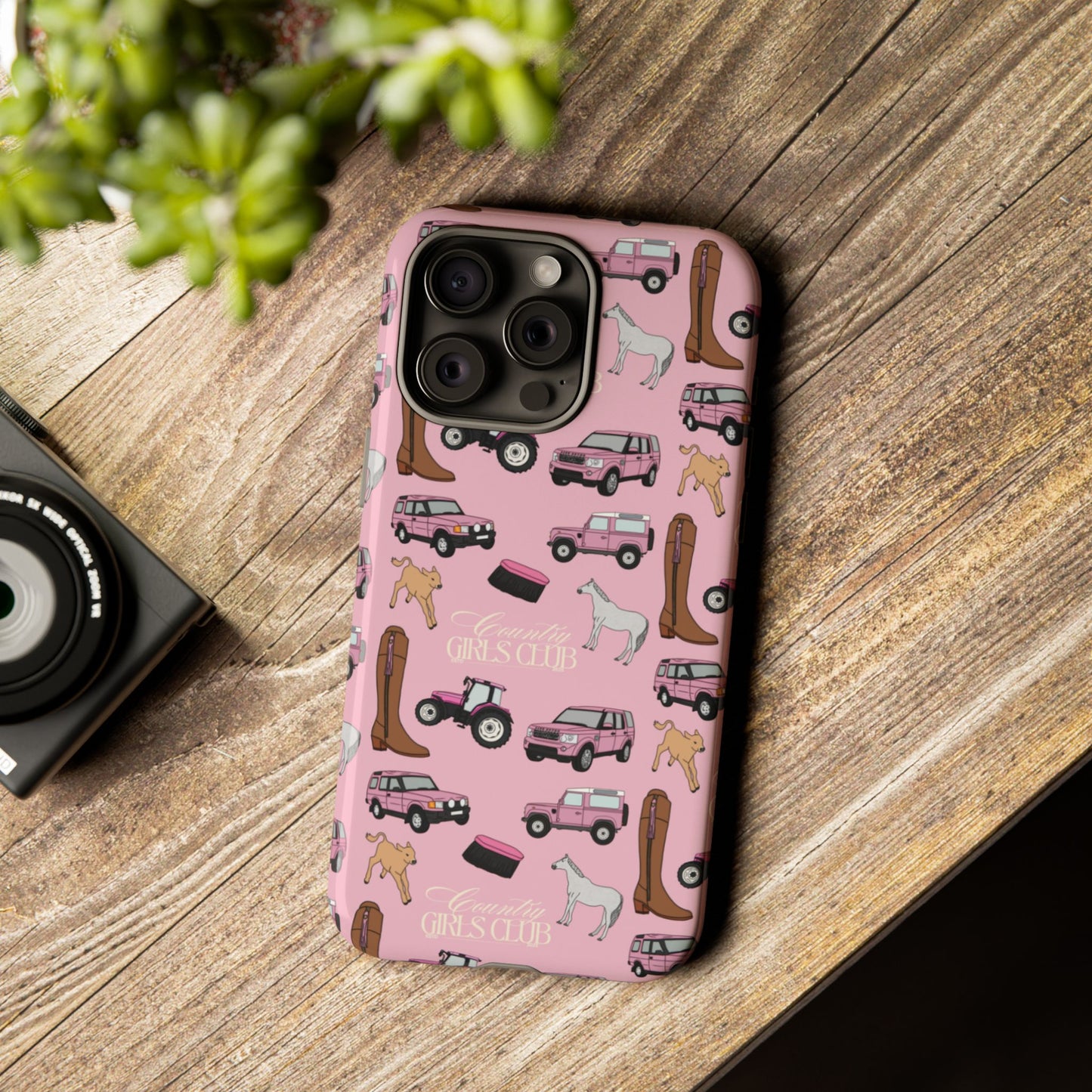 Pink Country Girls Club Case