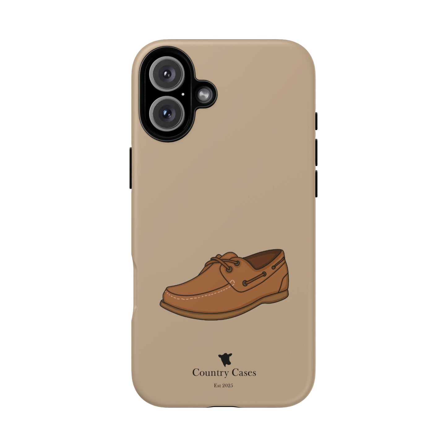 Classic boat shoe phone case