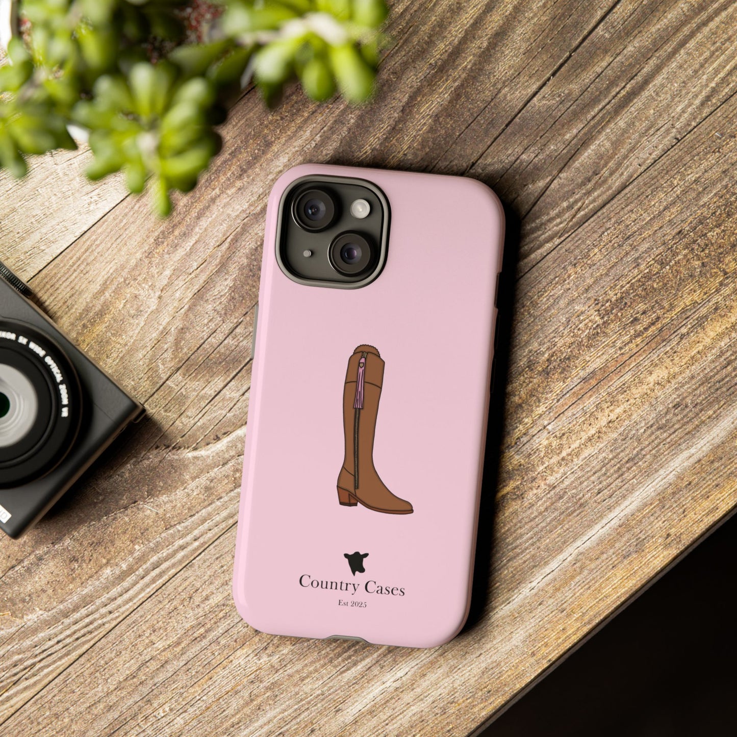 Pink Boot Case