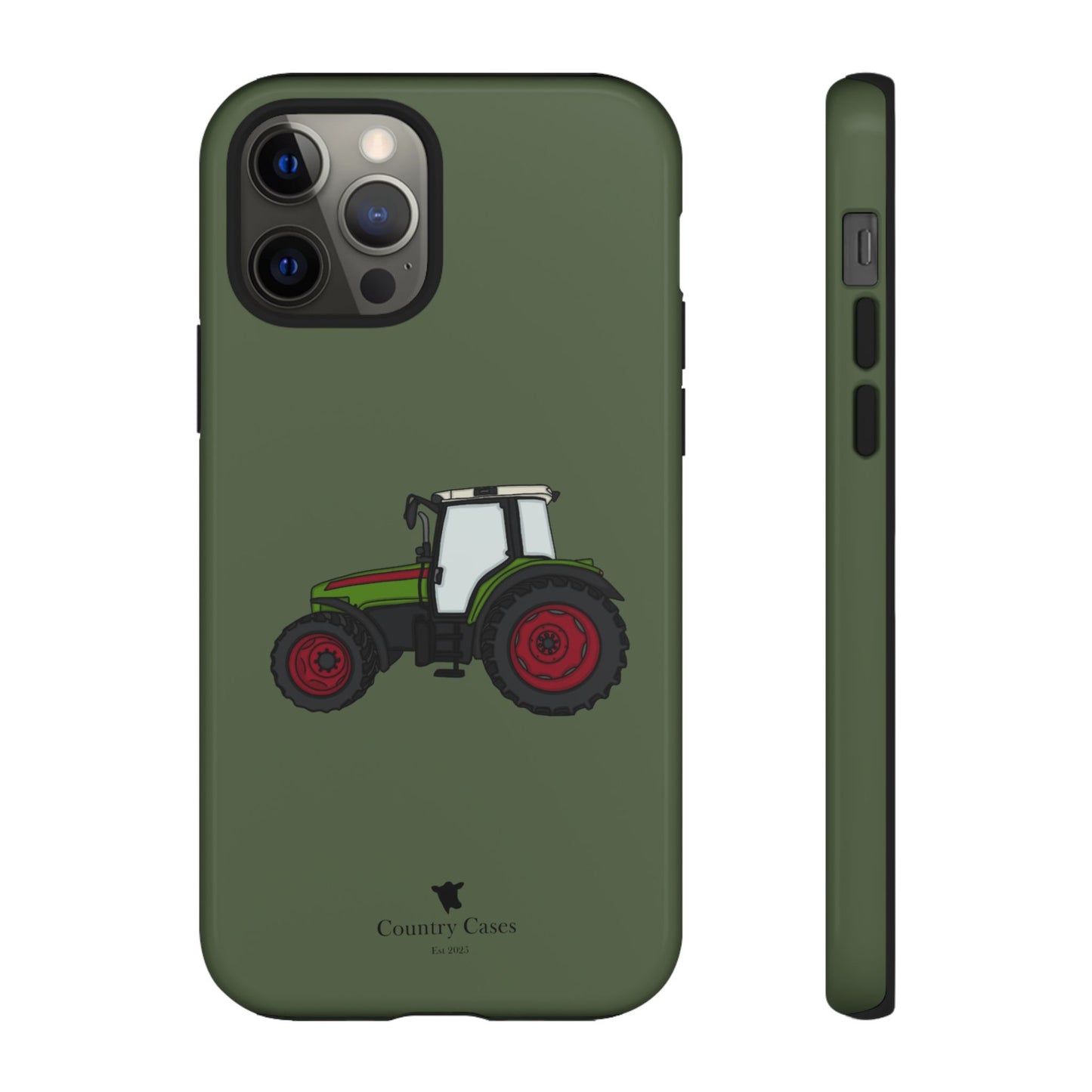 Green tractor case