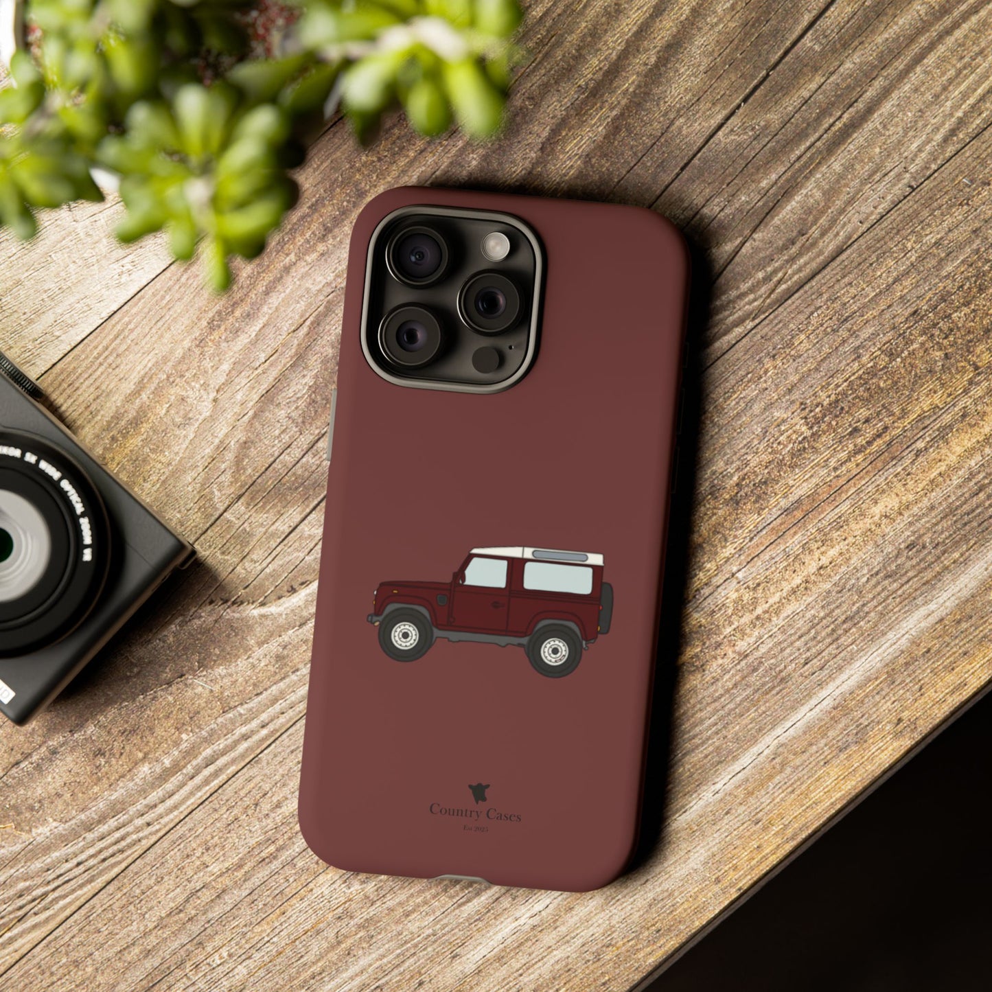 Berry red landy case