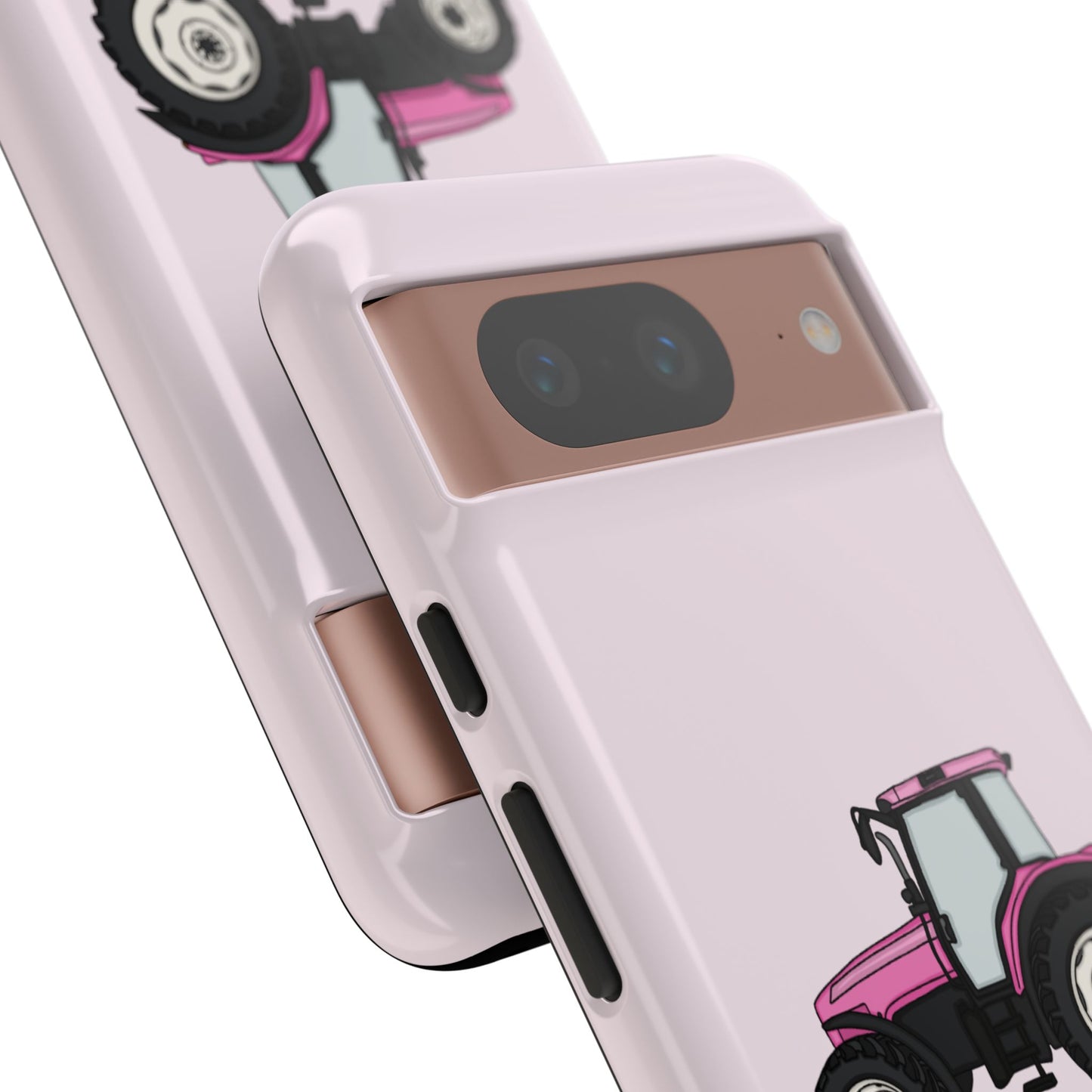 Android pink tractor case