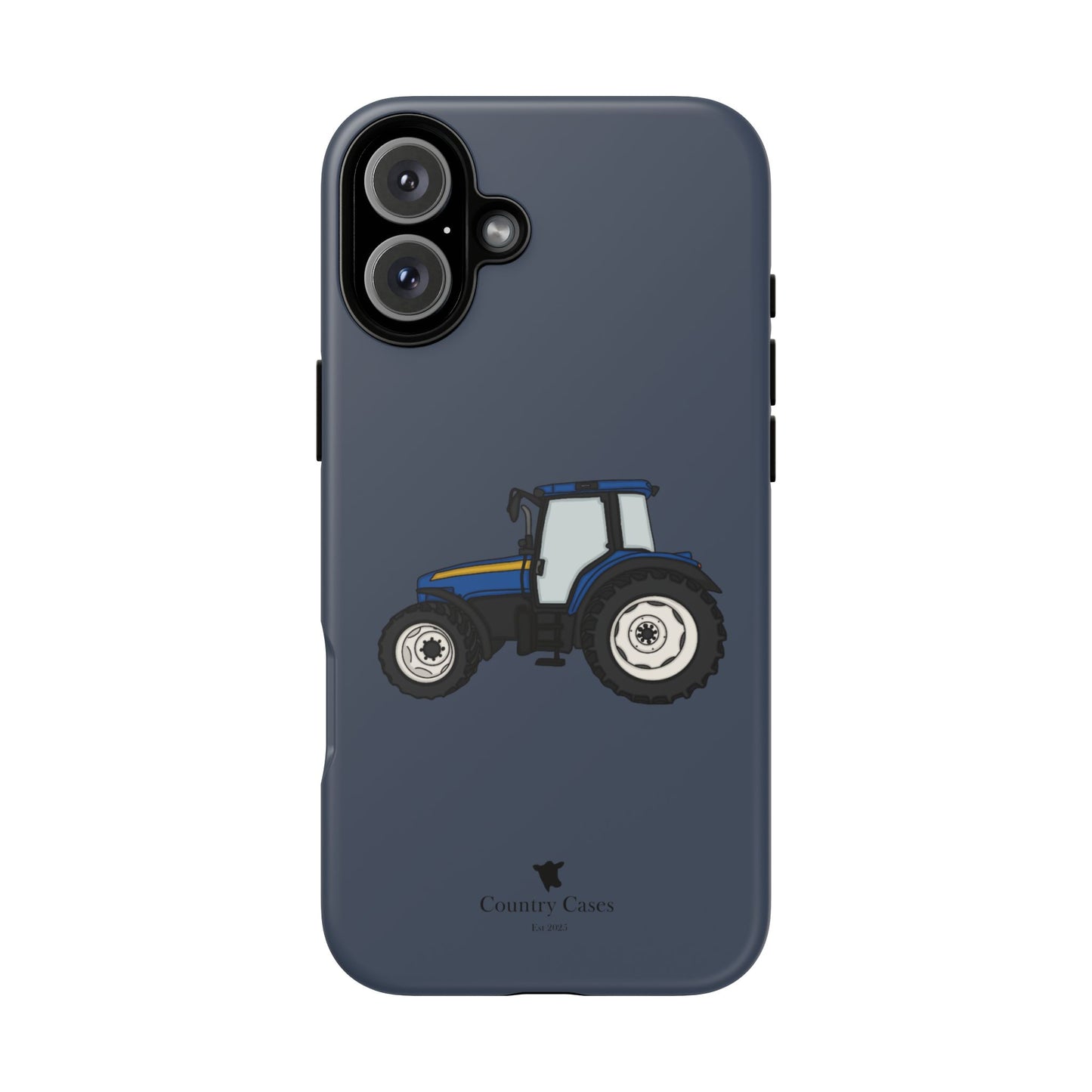 Blue tractor case