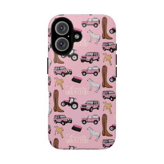 Pink Country Girls Club Case