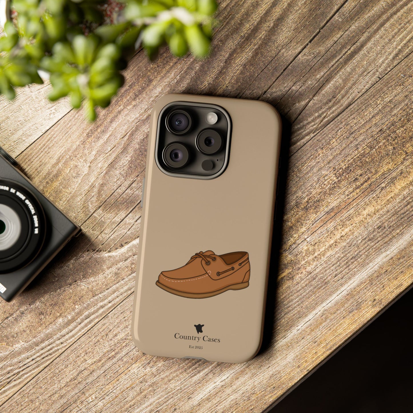 Classic boat shoe phone case