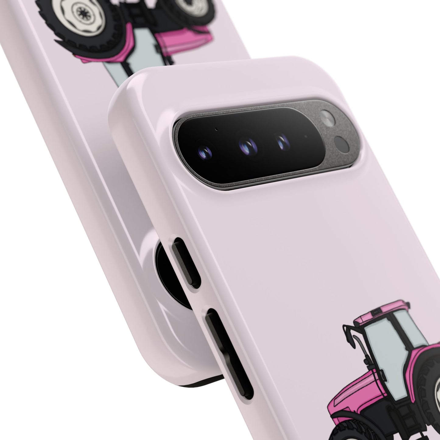 Android pink tractor case