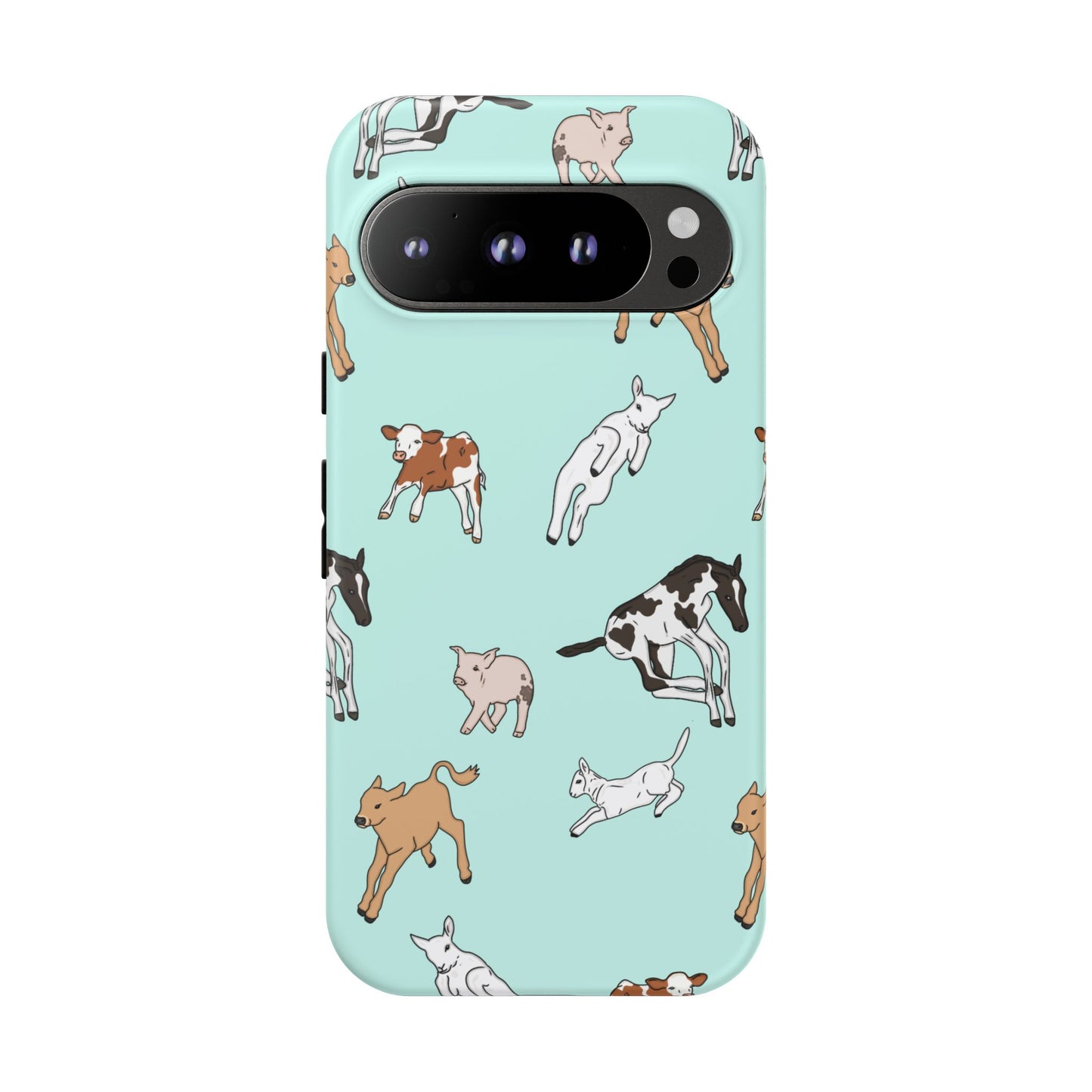 Android farmyard Freinds Blue Case